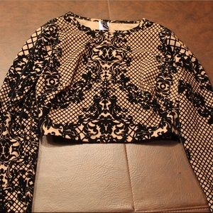 Windsor lace long sleeve shirt